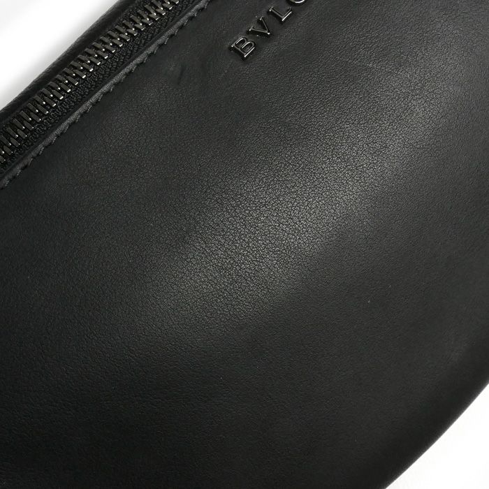 Bvlgari Bvlgari Man Body Bag Black 291935 Men's Preowned