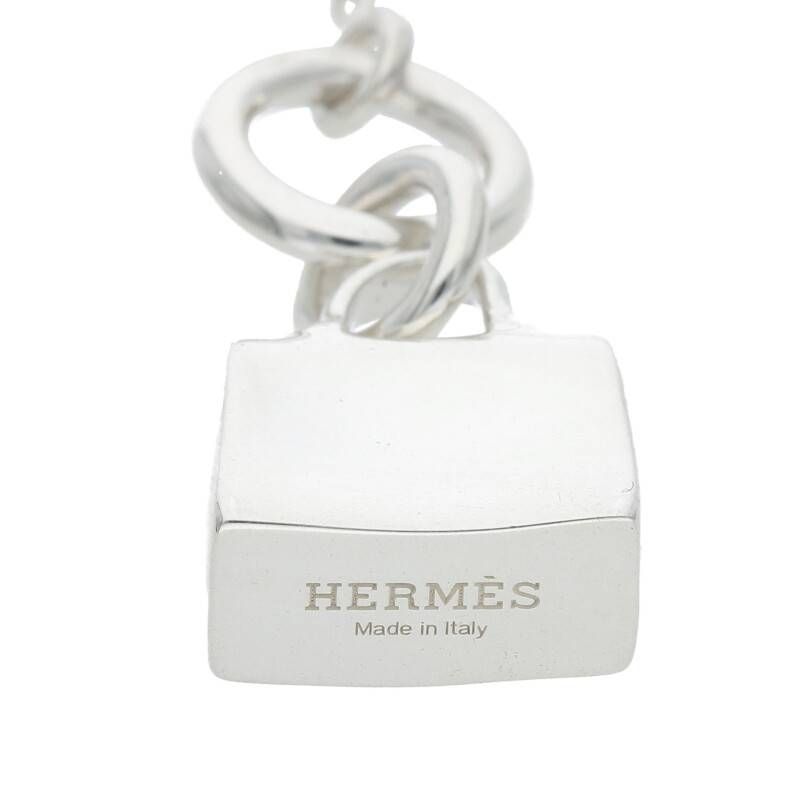 Hermes Amulet Kelly Silver Necklace Men's 43cm (16.93in)