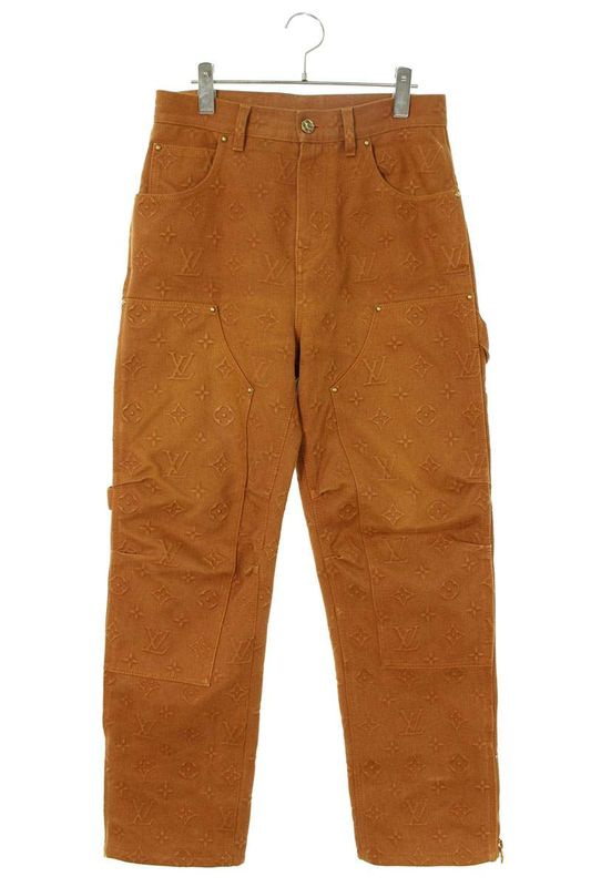 Louis Vuitton 21AW Rm212 G98 Hld60w Monogram Workwear Long Pants Men's 28