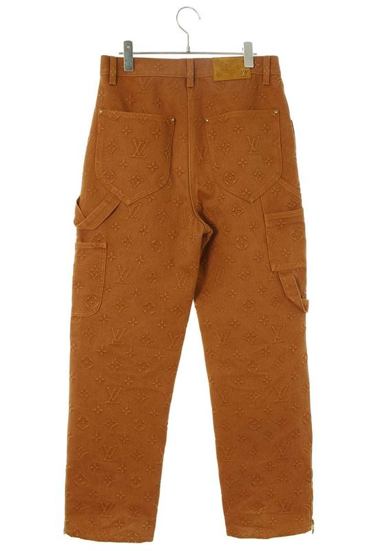 Louis Vuitton 21AW Rm212 G98 Hld60w Monogram Workwear Long Pants Men's 28