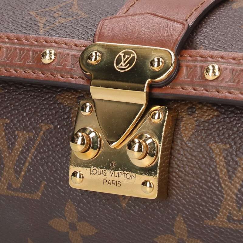 Louis Vuitton M57835 Papillon Trunk Boston Shape Monogram Chain Shoulder Bag