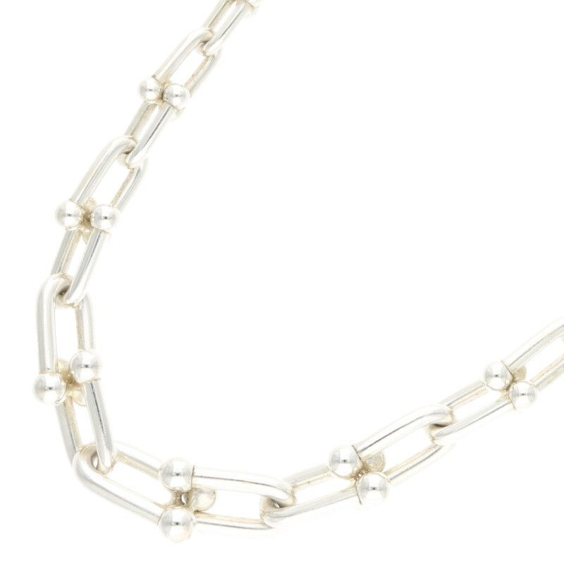 Tiffany & Co Hardwear Hardware Graduated Link Silver Necklace Men's 18inch