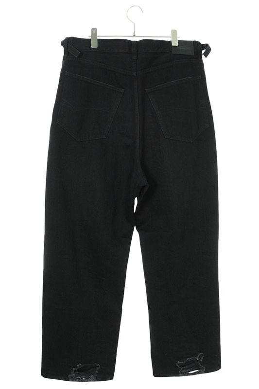 Balenciaga 697833 Tbp47 Destroy Baggy Denim Pants Men's M