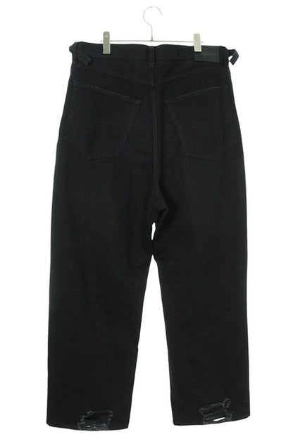Balenciaga 697833 Tbp47 Destroy Baggy Denim Pants Men's M
