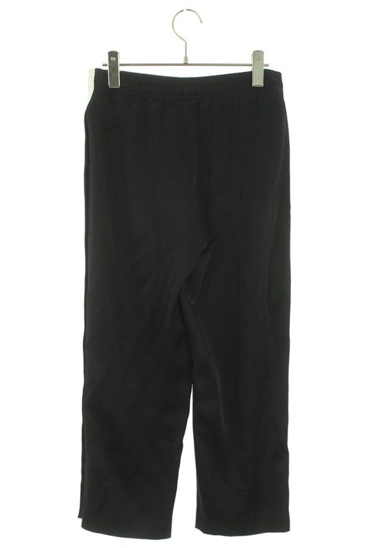 Saint Laurent Paris 733507 Y3g36 Logo Embroidery Side Snap Long Pants Men 34