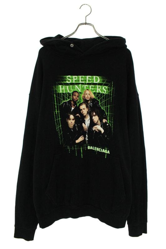 Balenciaga 559523 Tdv38 Speedhunters Pullover Hoodie Men's L