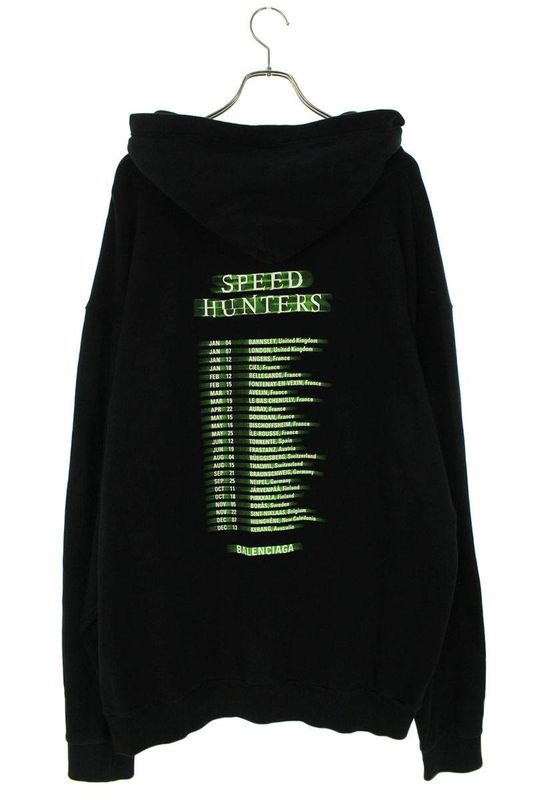 Balenciaga 559523 Tdv38 Speedhunters Pullover Hoodie Men's L