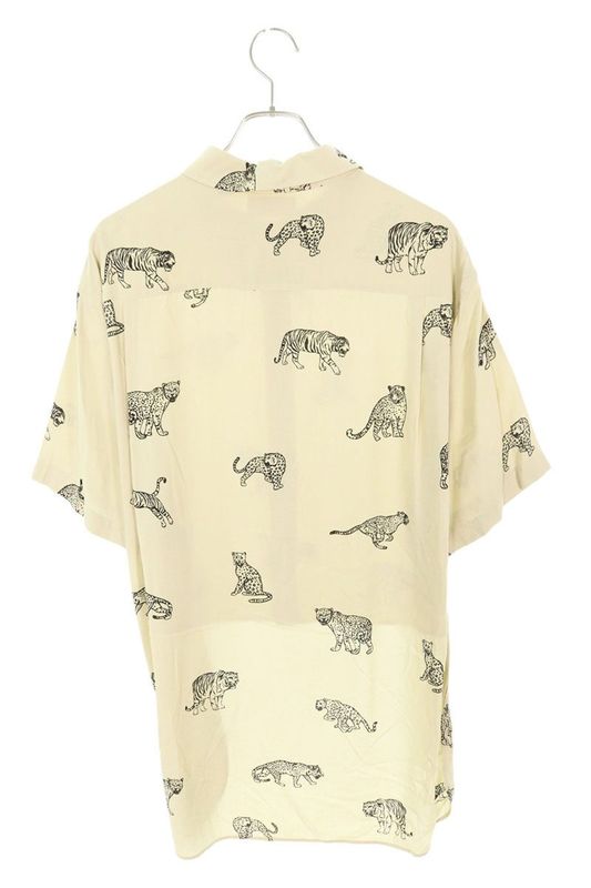 Celine 21AW 2c708362q Fee Line Print Tailcoat Short Sleeve Shirt Men's 36