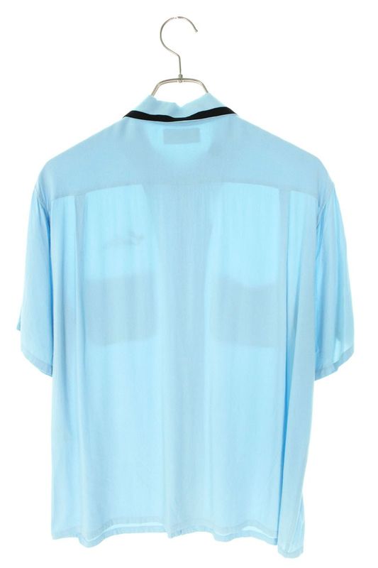 Celine 2c516852c Logo Embroidery Loose Bow Ring Short Sleeve Shirt Men's 37