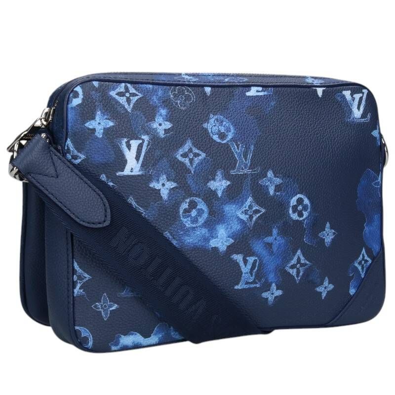 Louis Vuitton M57840 Trio Messenger Monogram Leather Shoulder Bag Men's