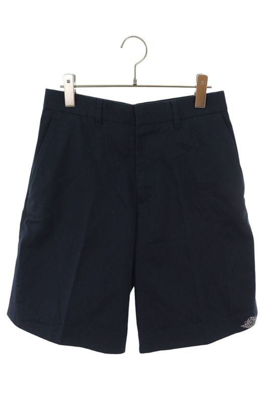 Dior 033c101a4120 Air Dior Logo Embroidered Cotton Half Pants Men 44