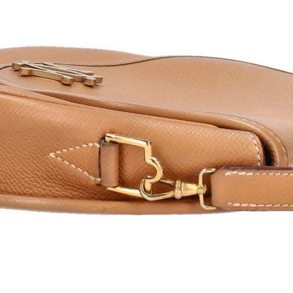 Hermes Double H Stamped 00Q Ghardware Courchevel Leather Shoulder Bag Men's