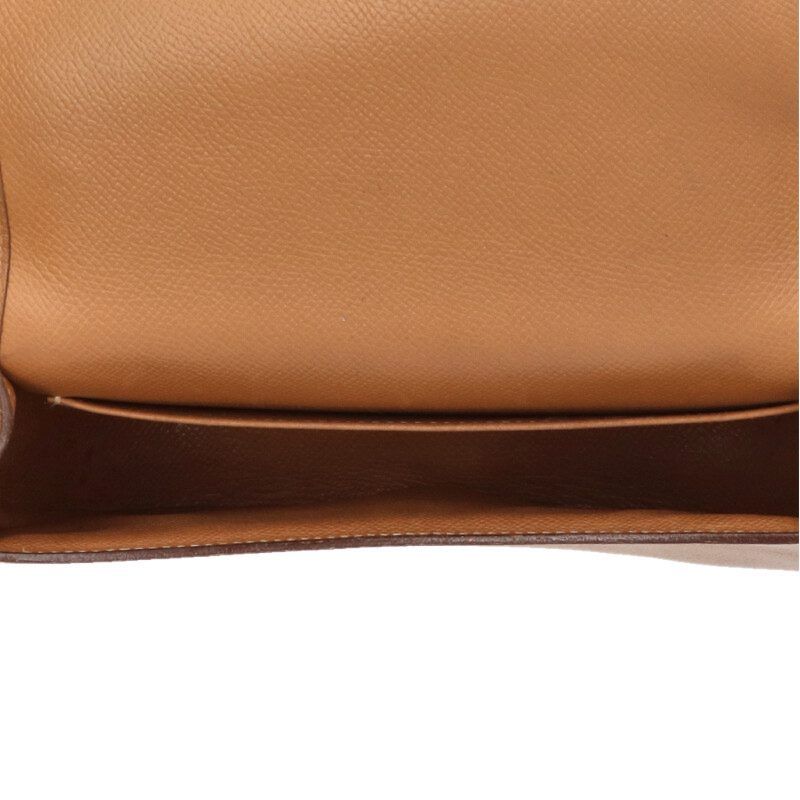 Hermes Double H Stamped 00Q Ghardware Courchevel Leather Shoulder Bag Men's