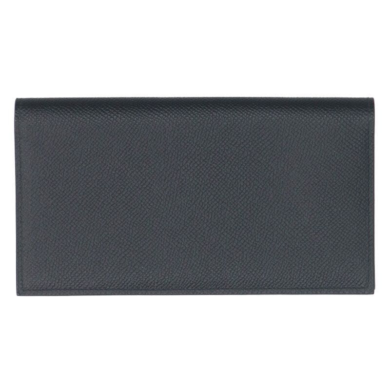 Hermes Citizen Twill Silk Quinn U Engraved Vaux Epson Bifold Wallet Men's