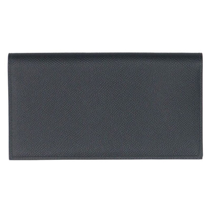 Hermes Citizen Twill Silk Quinn U Engraved Vaux Epson Bifold Wallet Men's