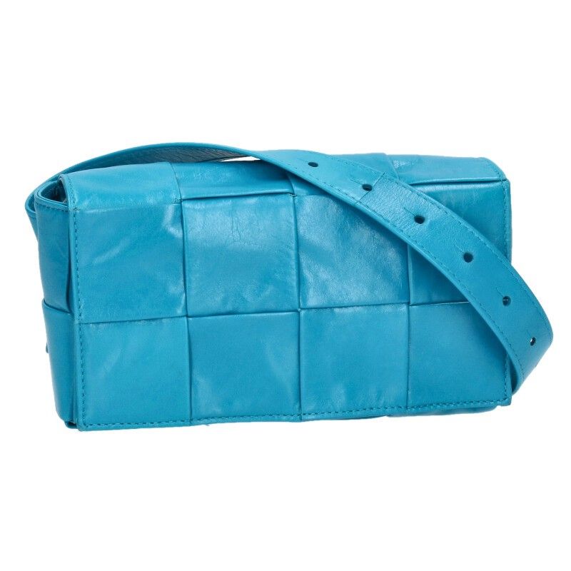 Bottega Veneta Cassette Intrecciato Leather Shoulder Bag Men's