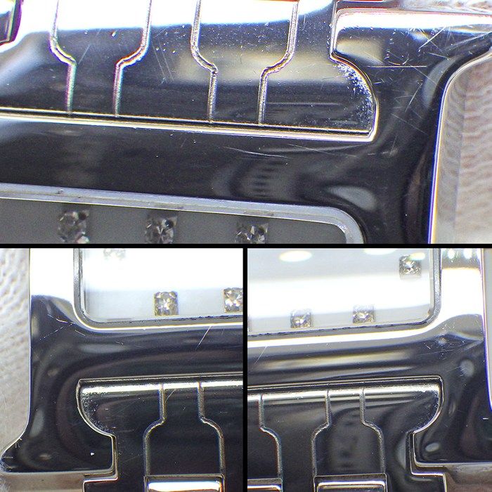 Hermes Watch Hh1.210 12 Points Diamond Index Square White Shell Dial SS Quartz