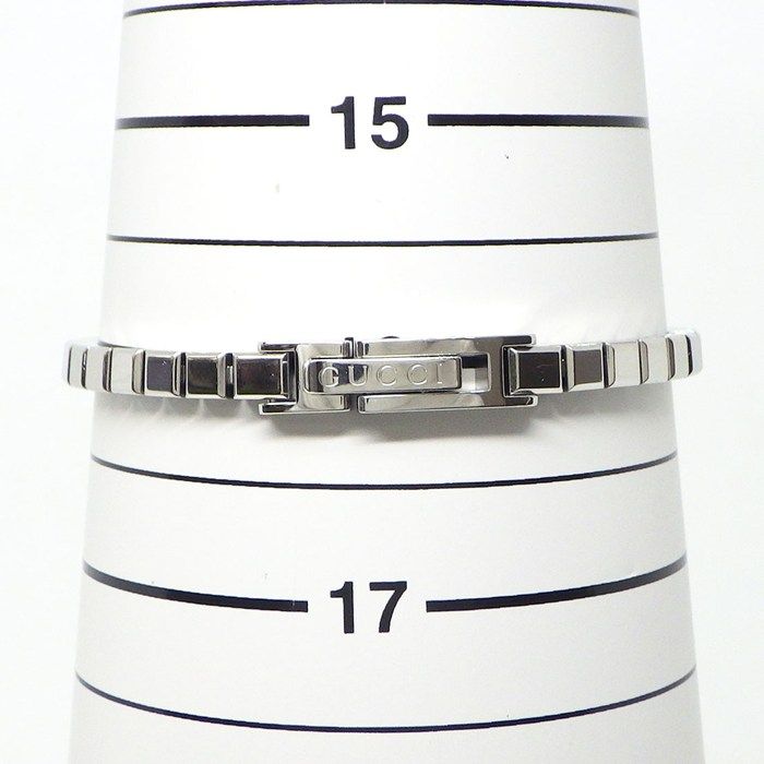 Gucci Watch G Mini 102 Square Pave Diamond Dial SS Quartz Analog