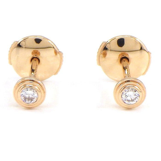 Cartier Earrings D'amour XS Diamants Légers B8301214 Diamond 0.08ct 18k Pink