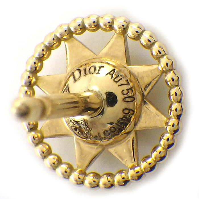 Christian Dior Earrings Rose Devan Small Jrdv95083_0000 Star Circle Round 1