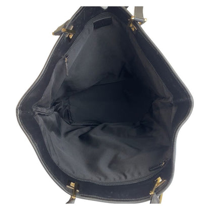 Gucci Black Gold Hardware GG Canvas Leather 002 1097 Tote Bag Shoulder Bag