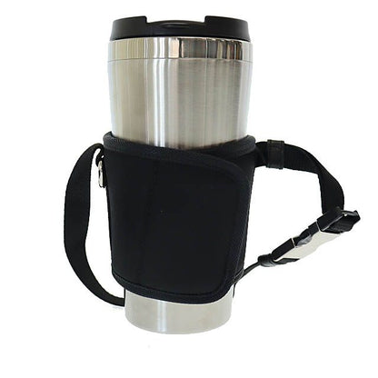 Prada Travel Bottle with Triangle Logo Cabas Tumbler Water Bottle 2up010 Black