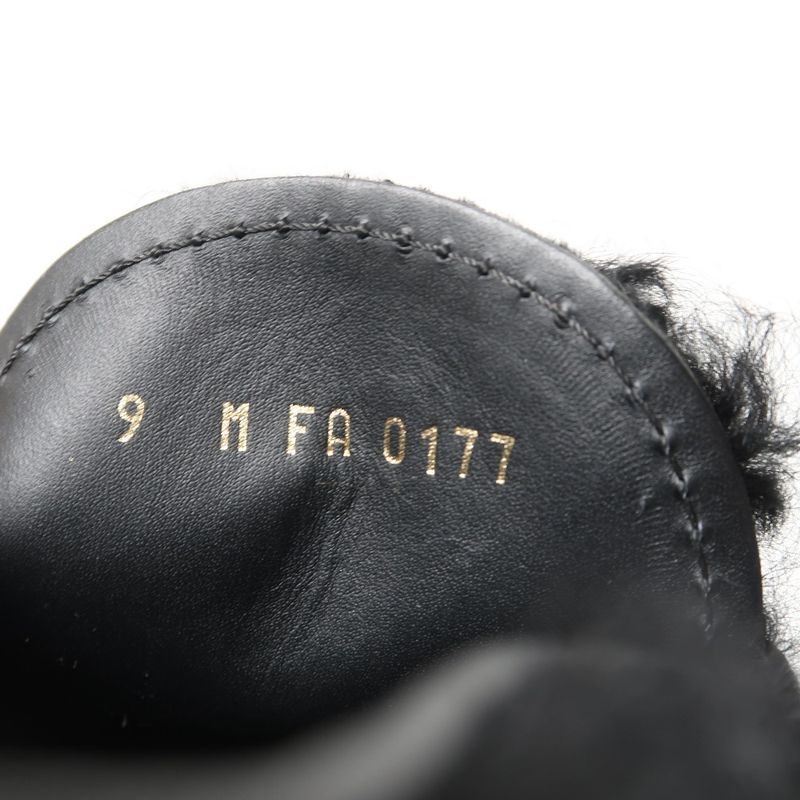 Louis Vuitton Sandals Size 9 LV Logo Fur Sandals Shoes Made in Italy 20251124