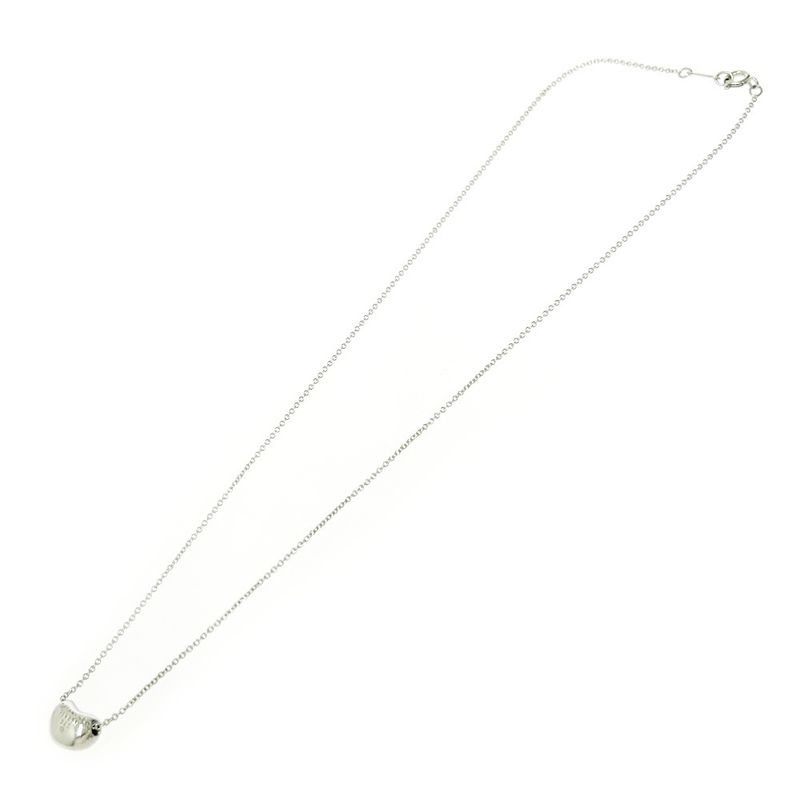 Tiffany & Co Tiffany & Co Silver Elsa Peretti Bean Necklace 2.9g 925 Engraved