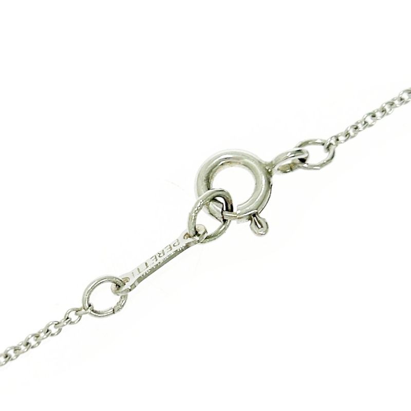 Tiffany & Co Tiffany & Co Silver Elsa Peretti Bean Necklace 2.9g 925 Engraved