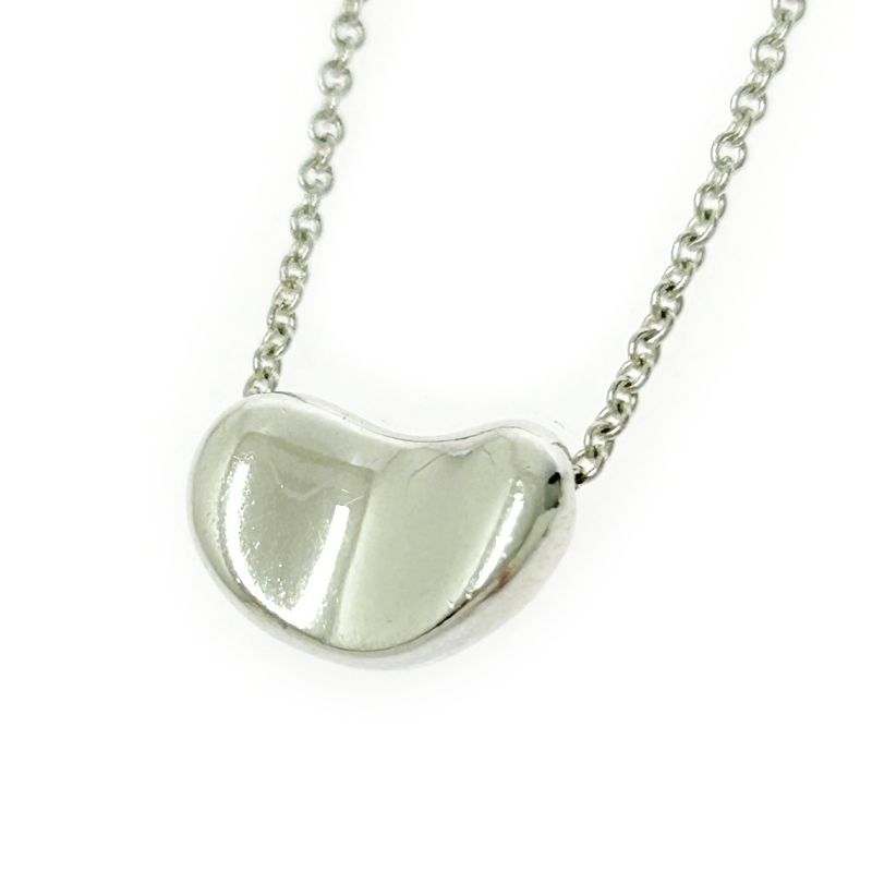 Tiffany & Co Tiffany & Co Silver Elsa Peretti Bean Necklace 2.9g 925 Engraved