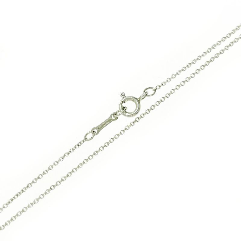 Tiffany & Co Tiffany & Co Silver Elsa Peretti Bean Necklace 2.9g 925 Engraved