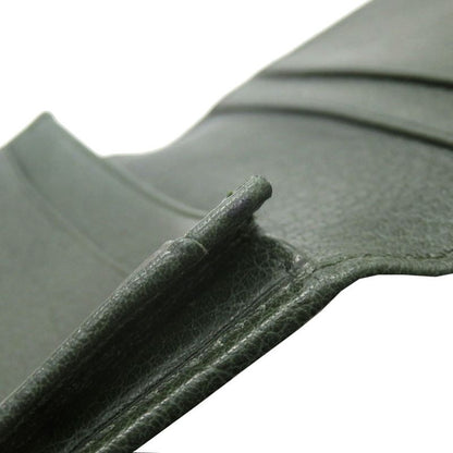 Bvlgari Leather Green Card Case Business Card Holder Green 1033 Bvlgari