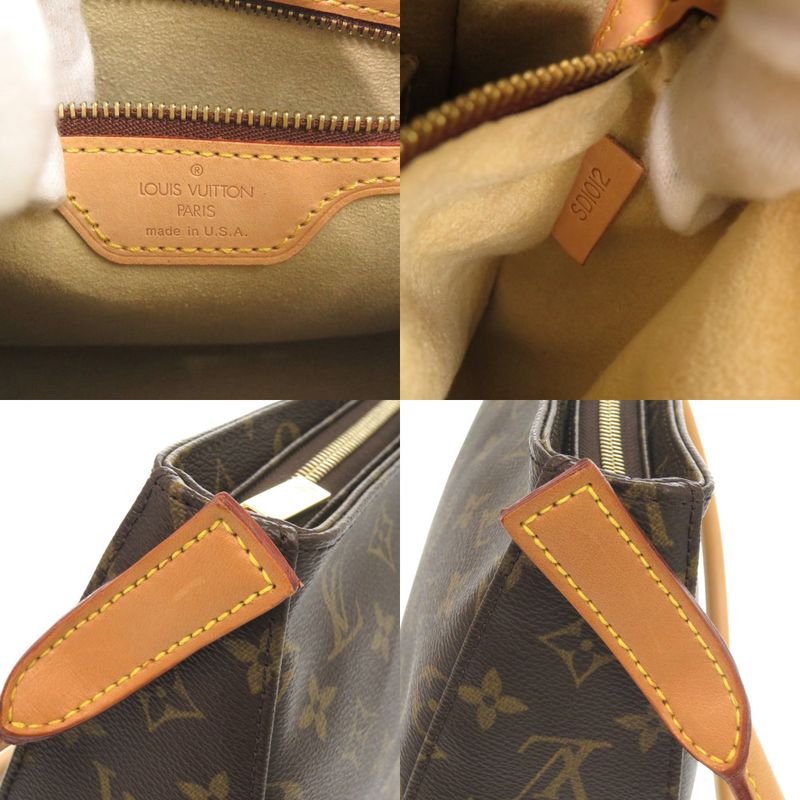 Louis Vuitton Looping MM Monogram M51146 Brown Shoulder Bag LV 1011 Louis
