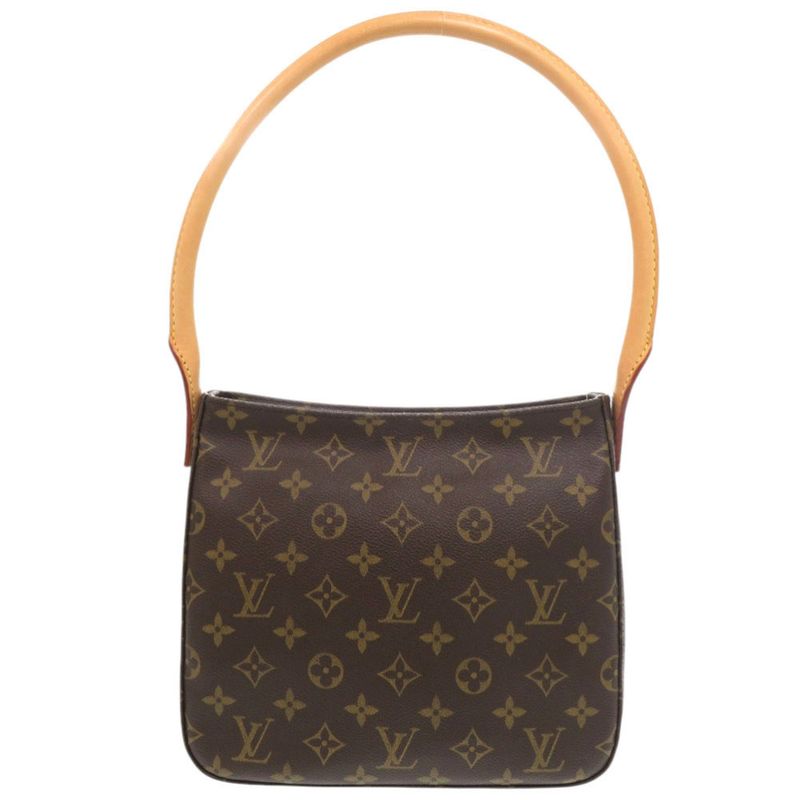 Louis Vuitton Looping MM Monogram M51146 Brown Shoulder Bag LV 1011 Louis