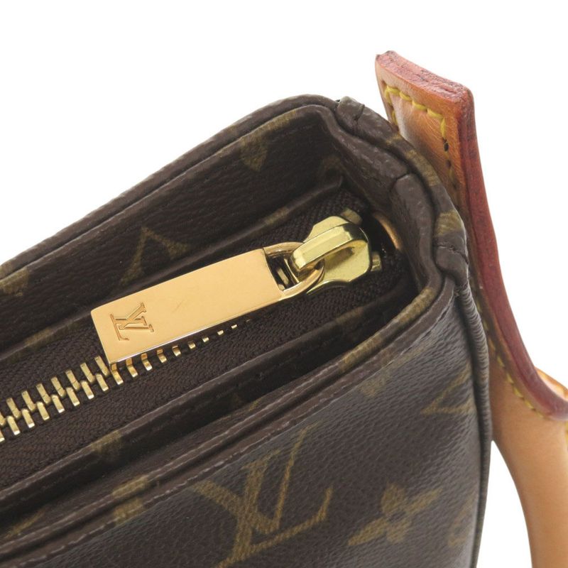 Louis Vuitton Looping MM Monogram M51146 Brown Shoulder Bag LV 1011 Louis