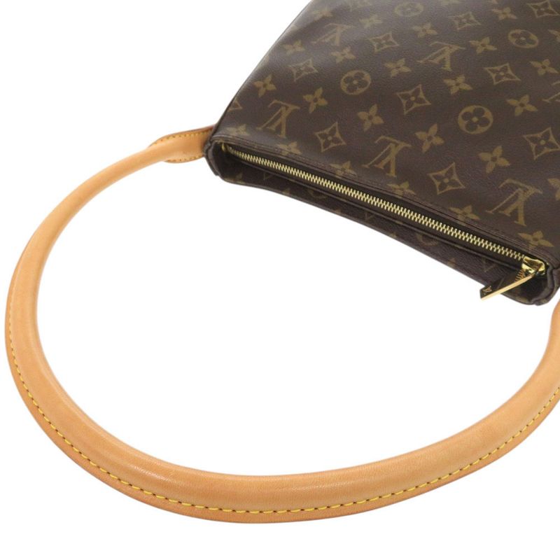 Louis Vuitton Looping MM Monogram M51146 Brown Shoulder Bag LV 1011 Louis