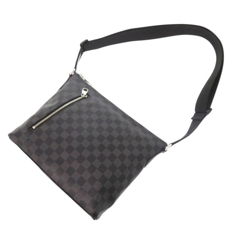 Louis Vuitton Damier Graphite Mick PM N41211 Black Shoulder Bag LV 0502 Louis