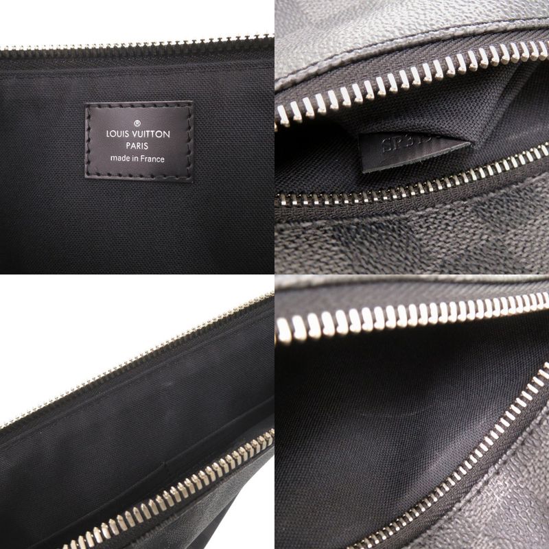 Louis Vuitton Damier Graphite Mick PM N41211 Black Shoulder Bag LV 0502 Louis