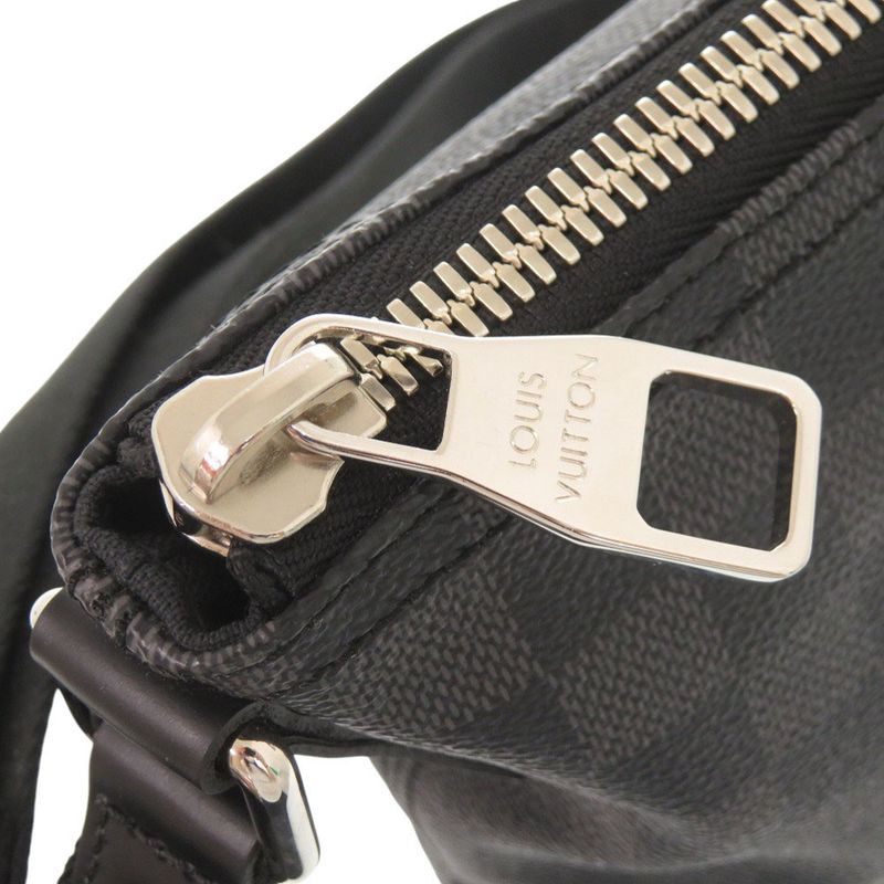 Louis Vuitton Damier Graphite Mick PM N41211 Black Shoulder Bag LV 0502 Louis