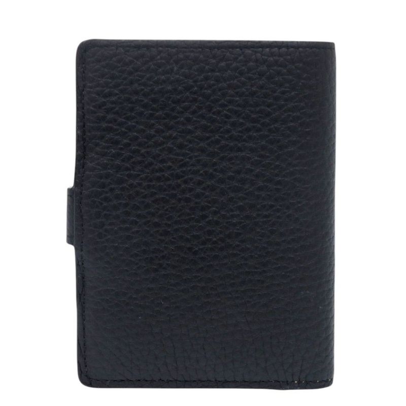 Louis Vuitton Capucines Compact Vertical M81561 Taurillon Leather Black Bifold