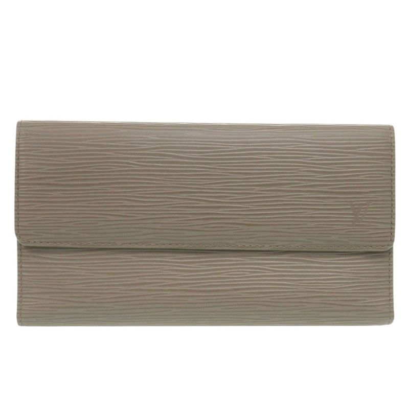 Louis Vuitton Porte Trésor International M6338c Epi Leather Brown Long Wallet