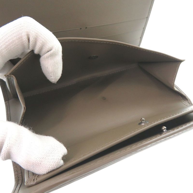 Louis Vuitton Porte Trésor International M6338c Epi Leather Brown Long Wallet