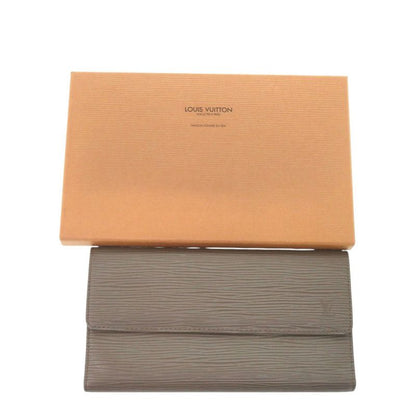 Louis Vuitton Porte Trésor International M6338c Epi Leather Brown Long Wallet