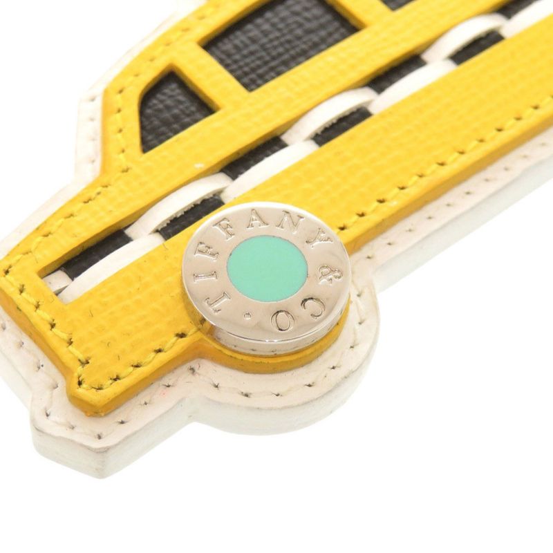 Tiffany & Co Taxi Leather Yellow Key Holder 0607 Tiffany & Co