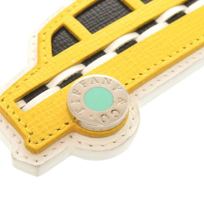 Tiffany & Co Taxi Leather Yellow Key Holder 0607 Tiffany & Co