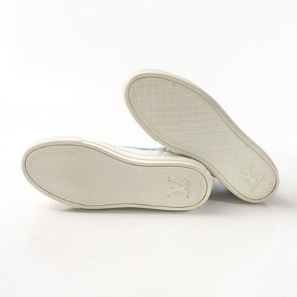 Louis Vuitton Stellar Line Sneakers Size 36.5 High Cut Denim Monogram Made in