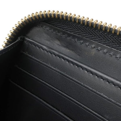 Louis Vuitton Long Wallet Nanogram Zippy Wallet Calf Noir Black Gold Hardware