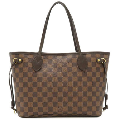 Louis Vuitton Tote Bag Neverfull PM Damier Canvas Damier Ebene Gold Hardware