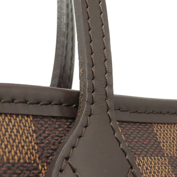 Louis Vuitton Tote Bag Neverfull PM Damier Canvas Damier Ebene Gold Hardware