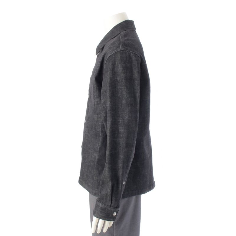 Dior 22ss Oblique Shirt Denim Jacket Outerwear 033d490a291x Gray 46